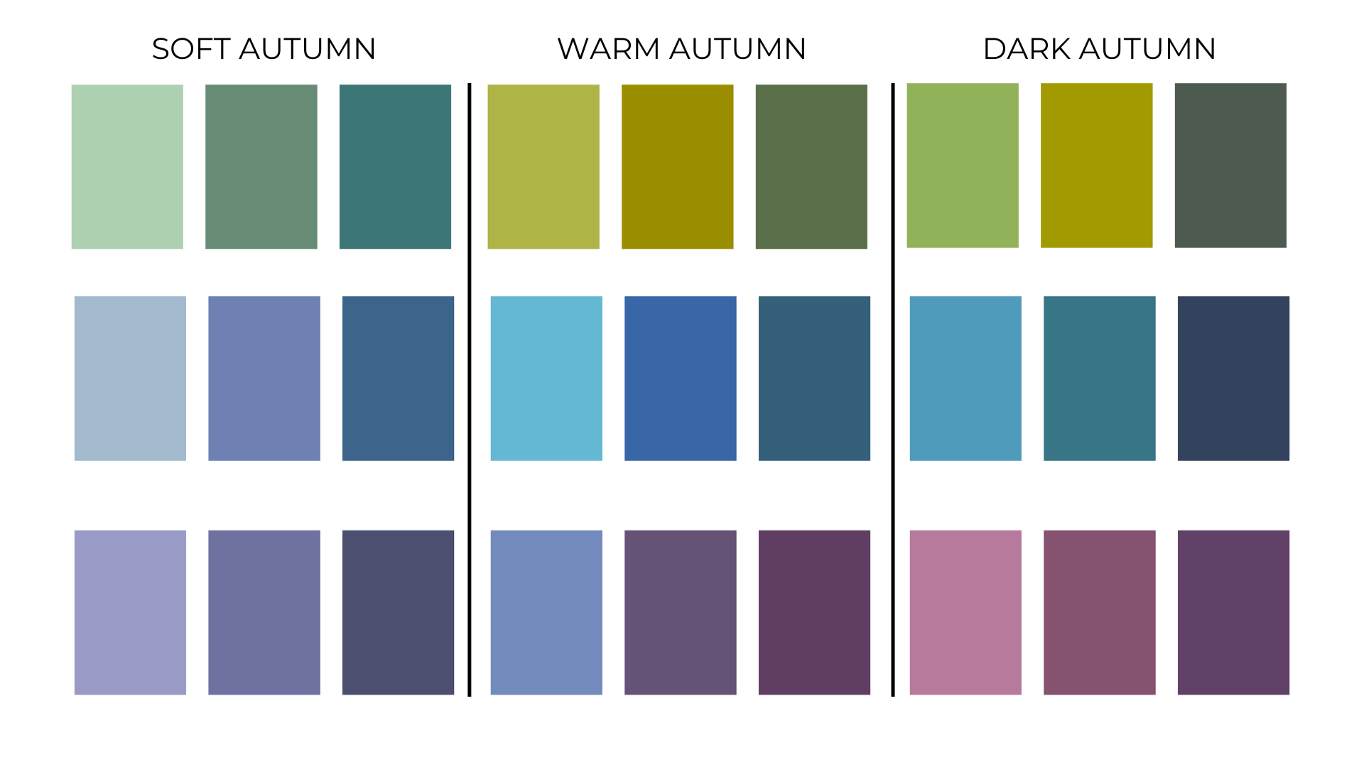 The Perfect Soft Autumn Colors