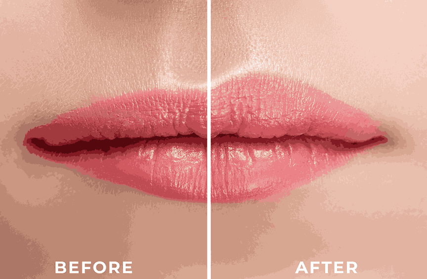 Lip Flip Before and After Photos Tell the Story
