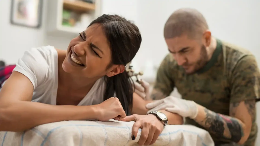 Managing Pain During the Tattoo Session