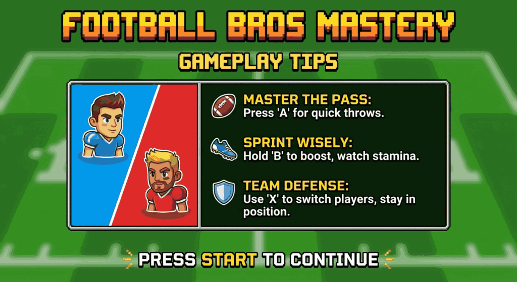 Gameplay Tips for Football Bros Mastery