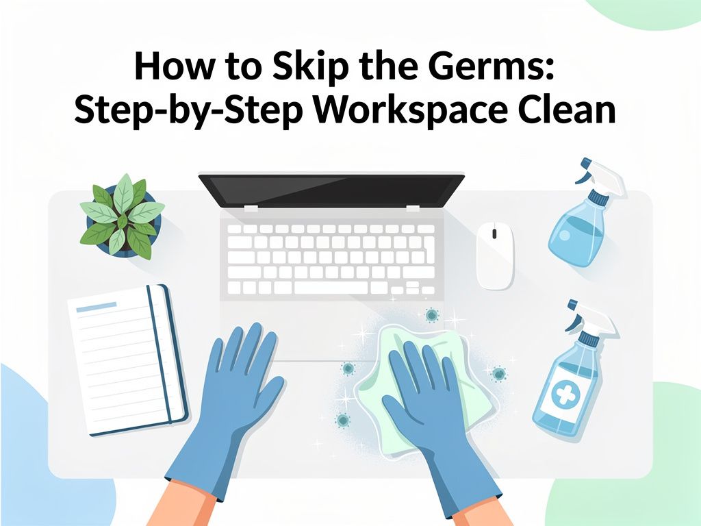 How to Skip the Germs Step-by-Step Workspace Clean