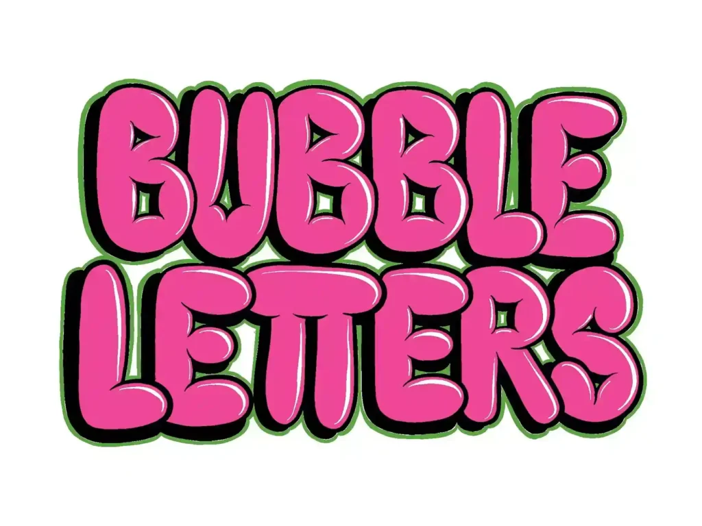 Visual Styles and How to Achieve Bubble Letters