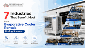 7 Industries That Benefit Most from Evaporative Cooler Rentals During Summer