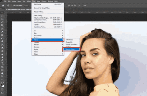 Click Filter from the menu bar at the top, then go to Noise > Reduce Noise.
