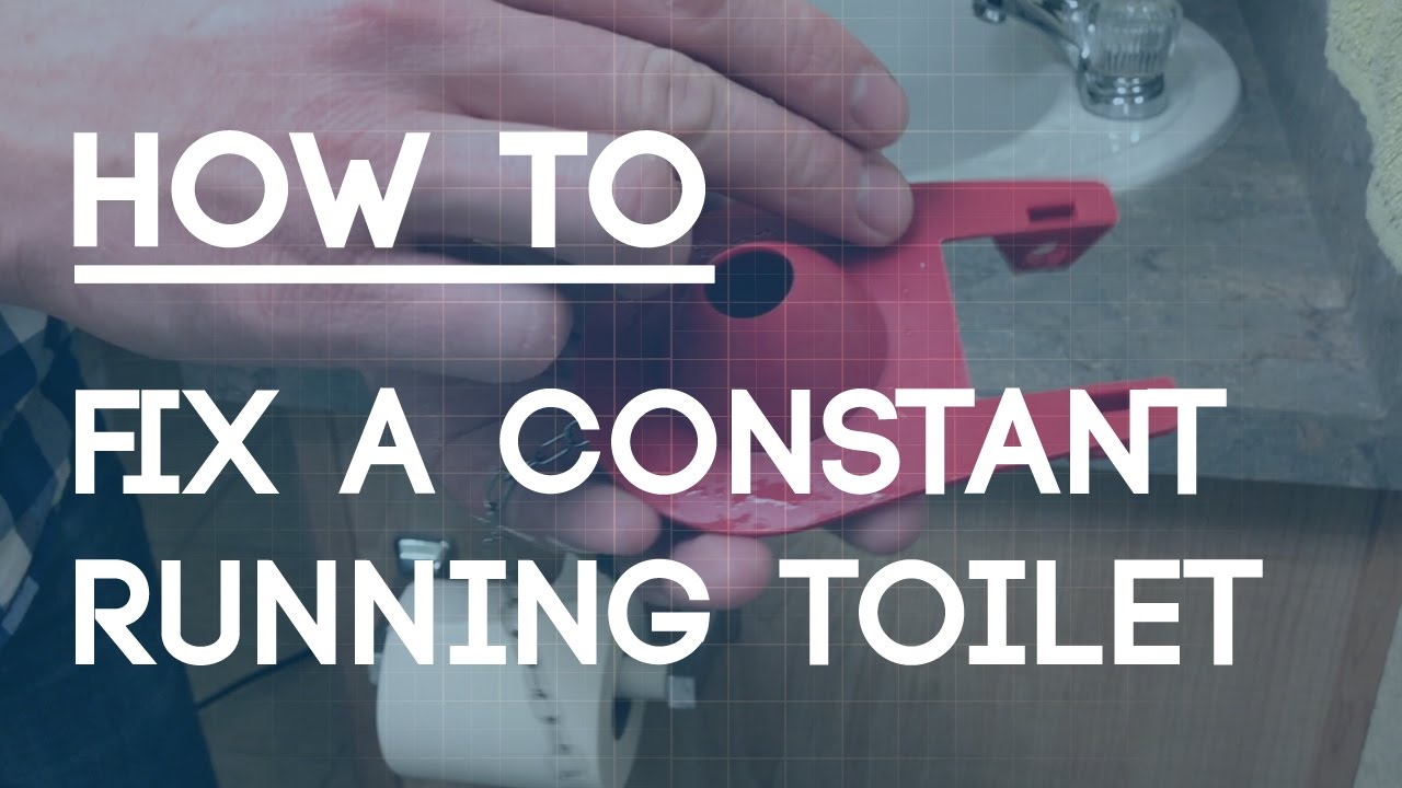 how to fix a running toilet
